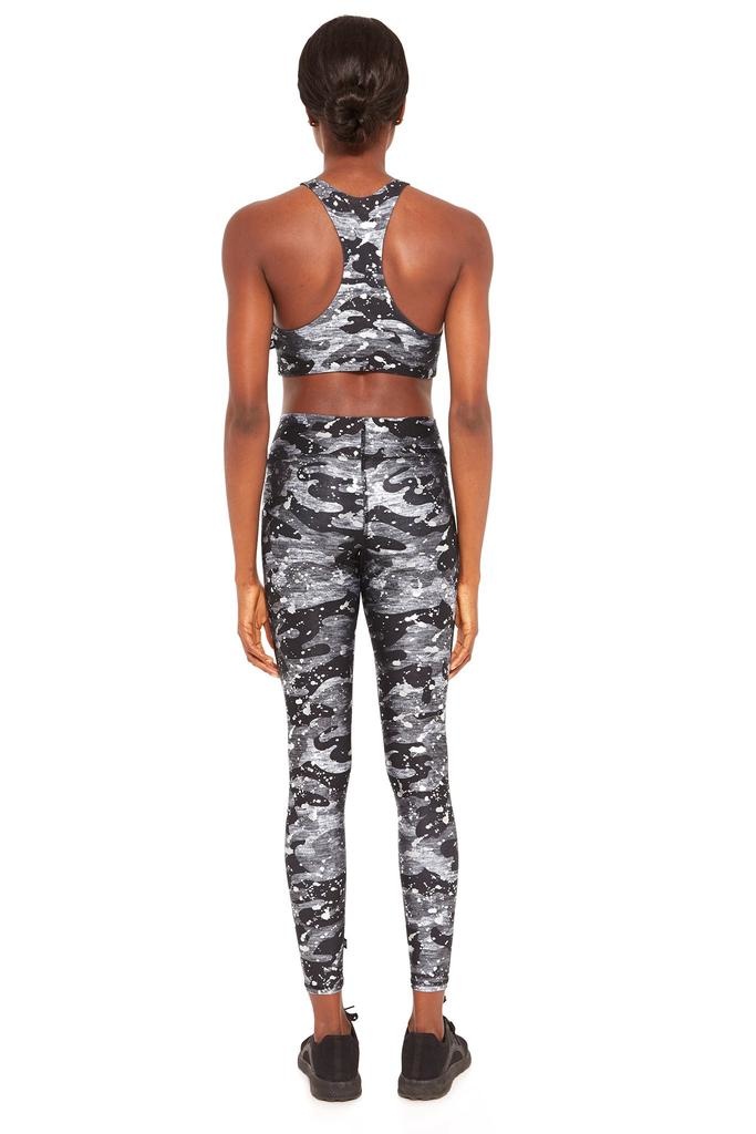 Foil Over Printed Tall Band Legging