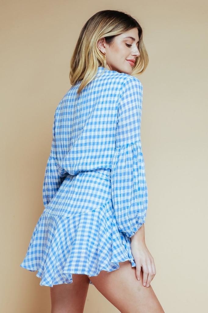 L/s Gingham Nini Dress