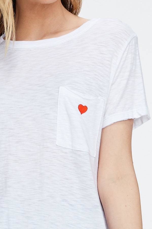 Heart Pocket Tee