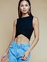 Aukai Sleeveless Crop Top