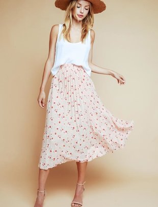 Delmare Floral Skirt