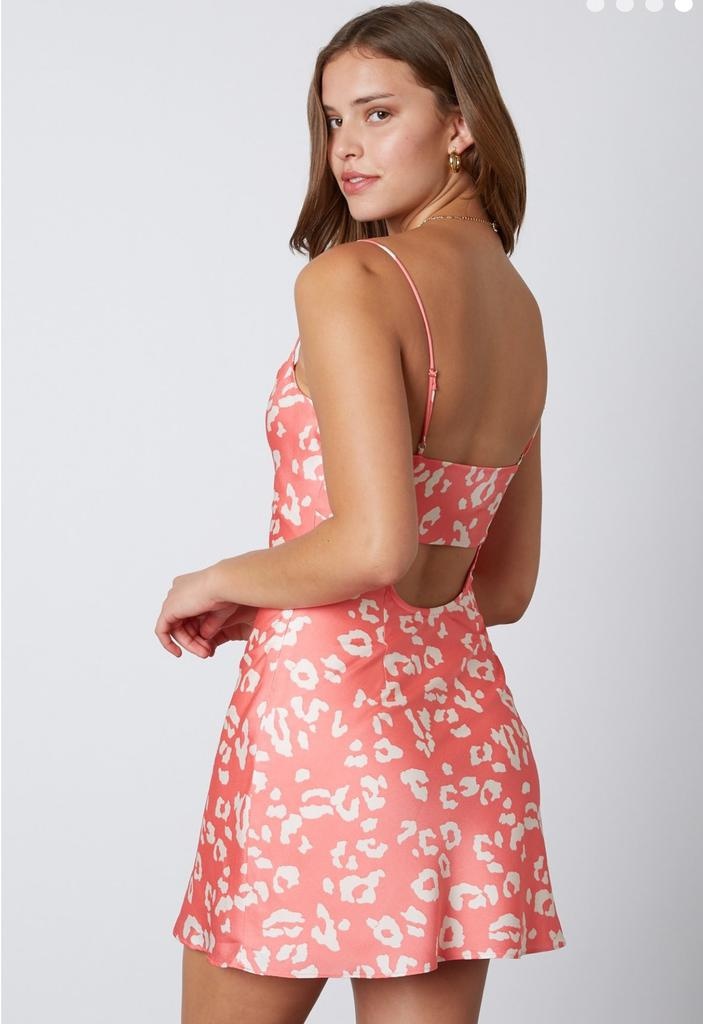 Chetah neon Mini Dress