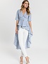 Tasi Stripe Hi-Lo Top