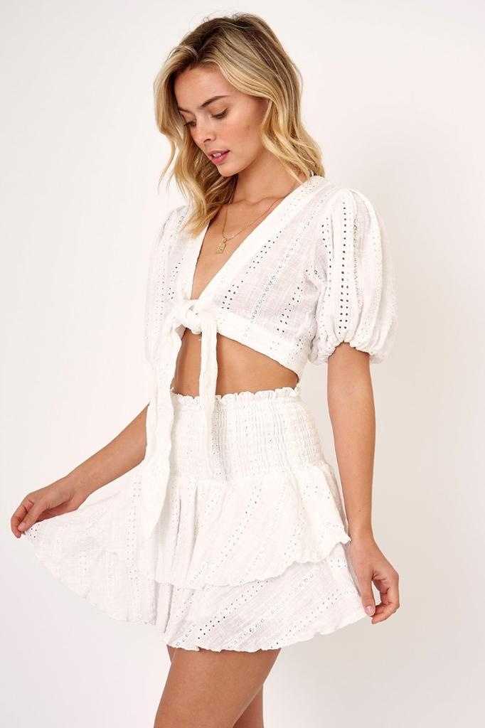 Armani Eyelet Top