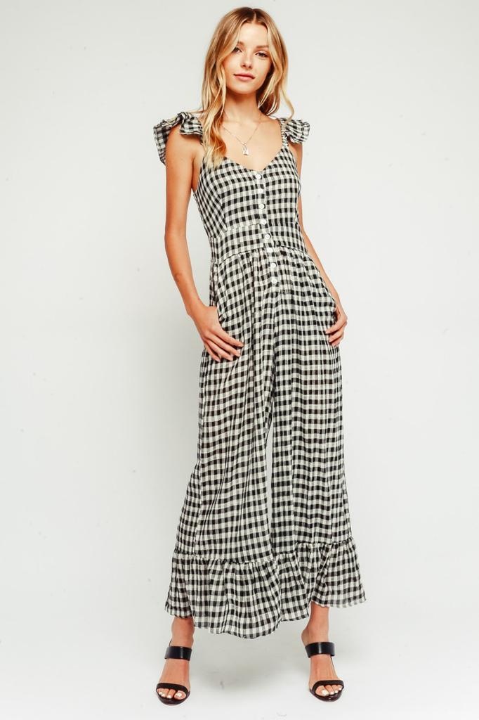 Cassidy Gingham Jumpsuit