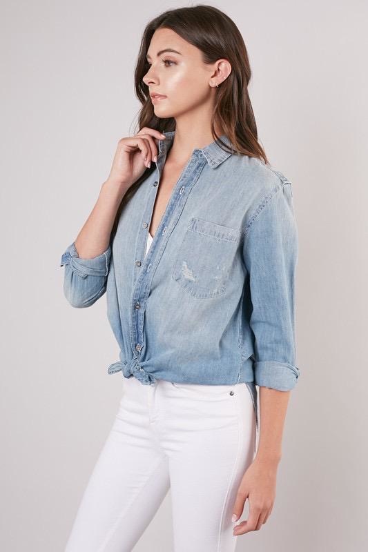 Star & Stripes Denim Shirt