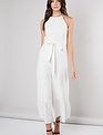 Linen Ruffle Jumpsuit