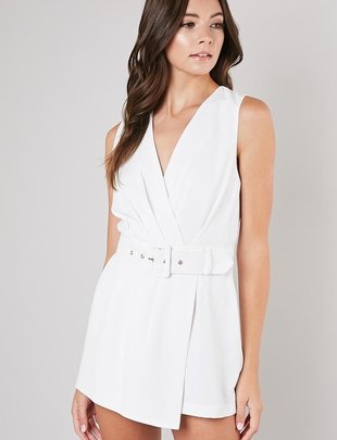 Texas Belted Romper