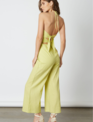 Back tied Linen Jumpsuit