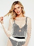 L/s Crochet Cover Up Top