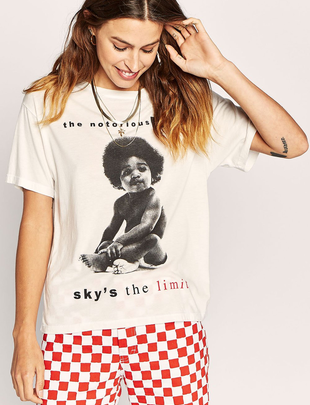 Biggie Sky’s The Limit Boyfriend Tee