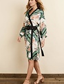 Scarf Print Kimono