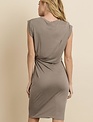Twist Knot Cutout Tank Dress