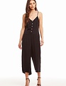 Silky Cropped Cami Jumpsuit