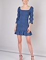 Strapless Smocking Dress