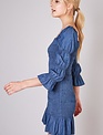 Strapless Smocking Dress