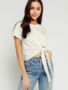 Adatt Crop Tie Tee