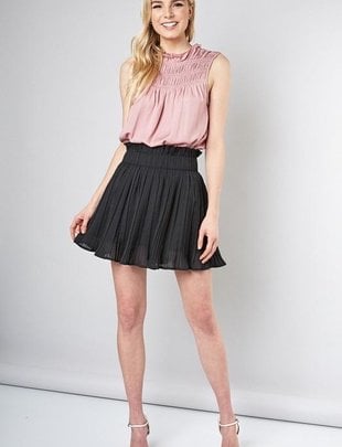 Dru Pleated Skirt