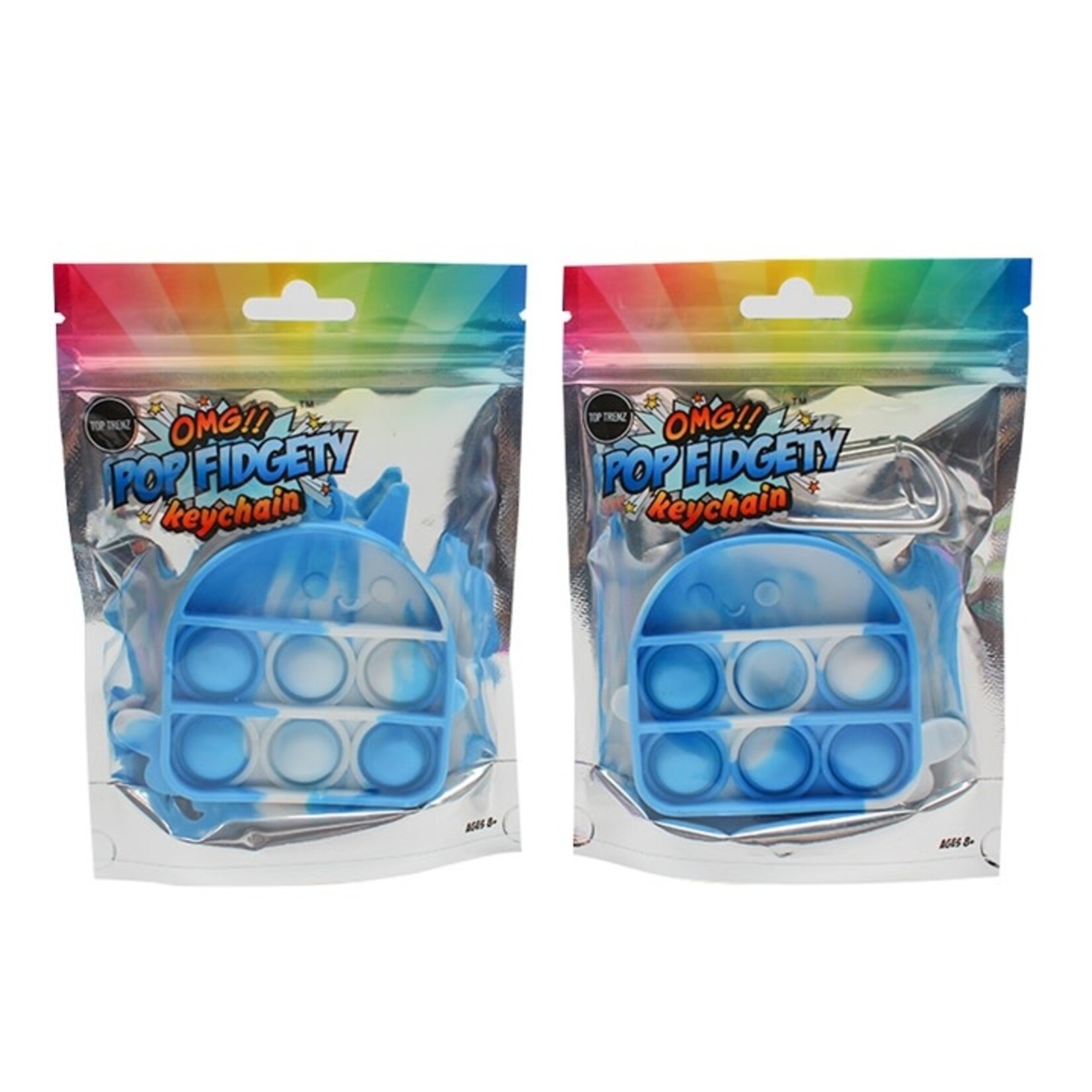 Top Trenz OMG Pop Fidgety Keychains