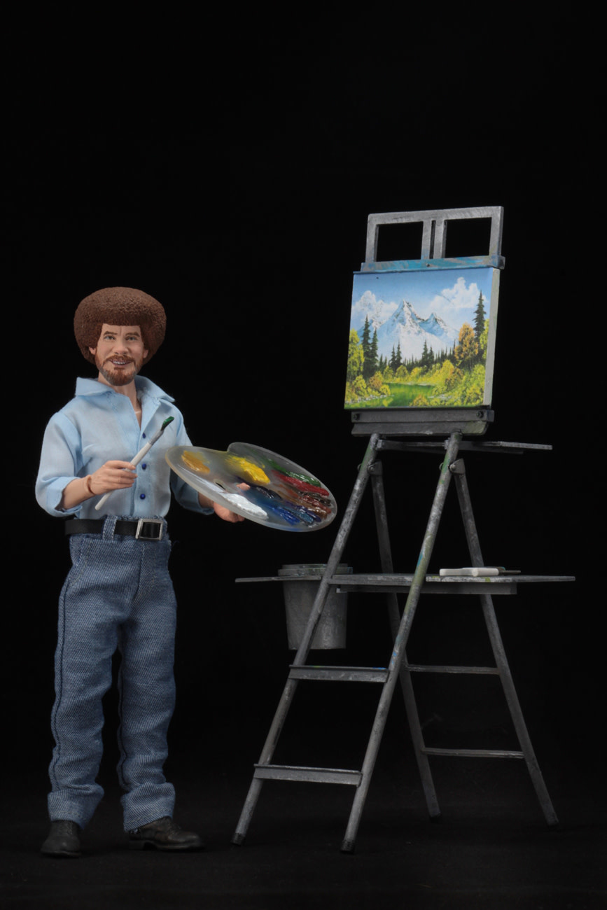 Bob Ross – 8” Clothed Action Figure – Bob Ross –