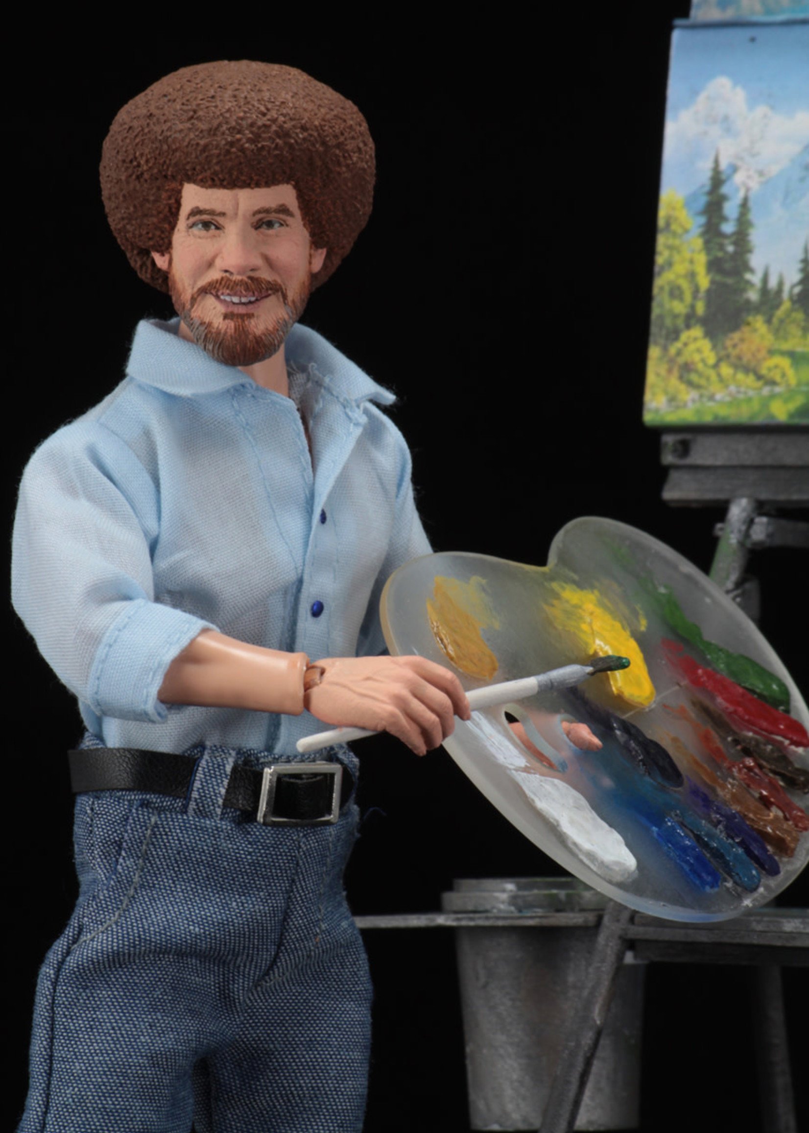 Bob Ross - 8 Clothed Action Figure - Bob Ross - Riverwood