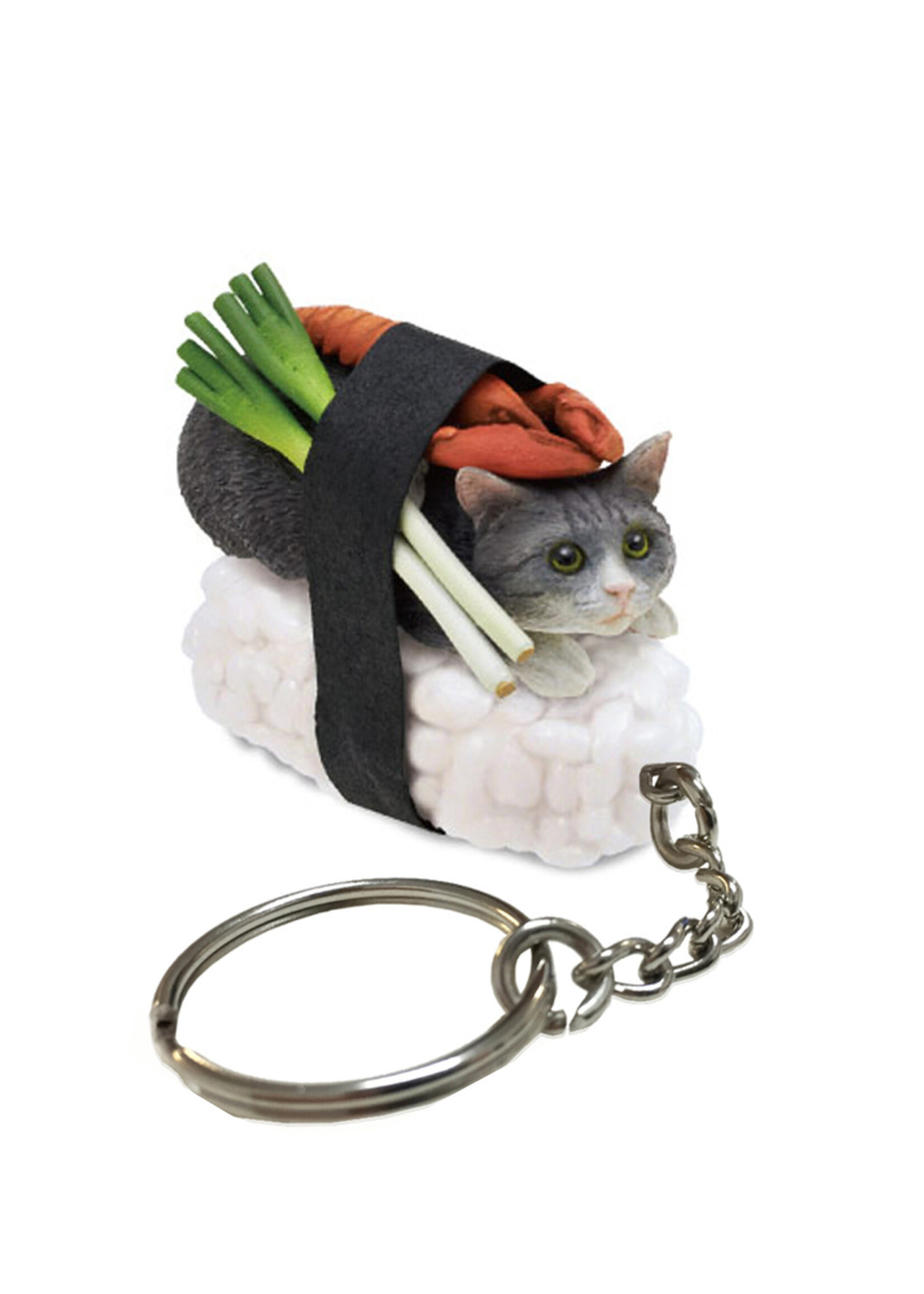 Clever Idiots Sushi Cat (Nekozushi) Keyring Blind Box  Vol.1