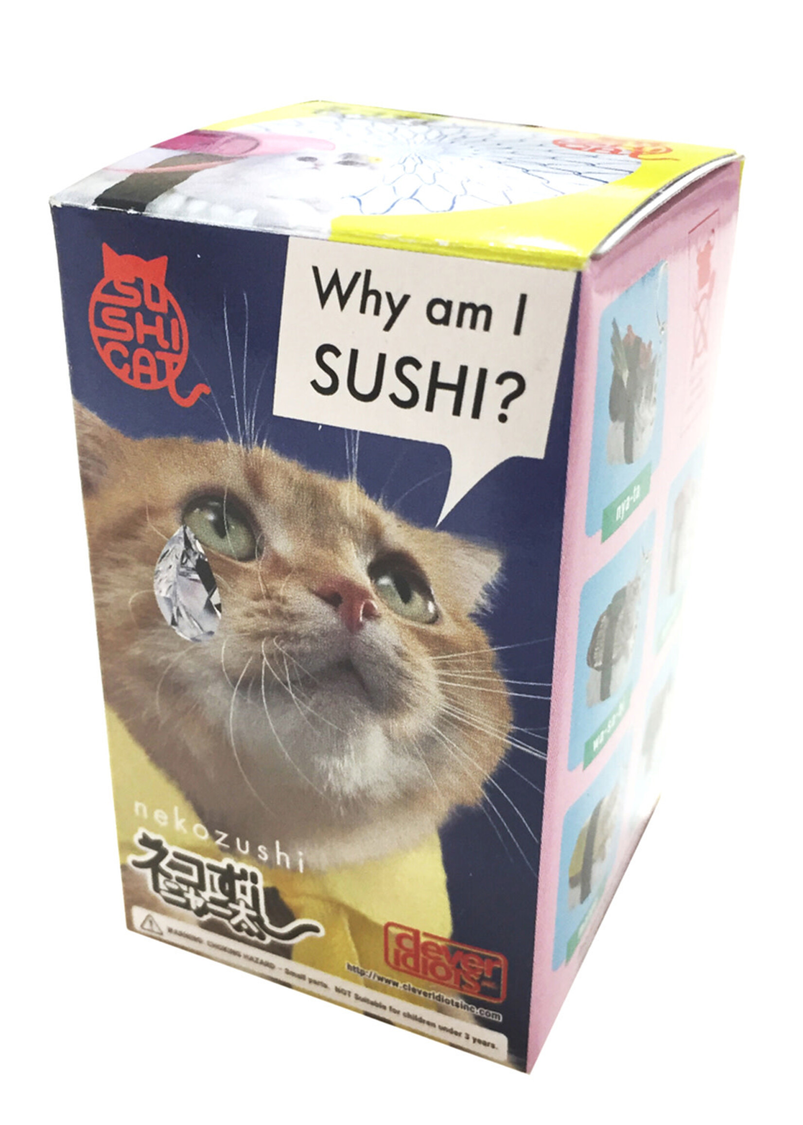 Clever Idiots Sushi Cat (Nekozushi) Keyring Blind Box  Vol.1