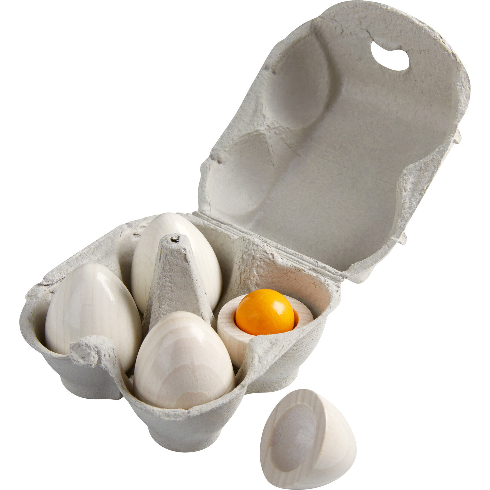 4 Wooden Eggs