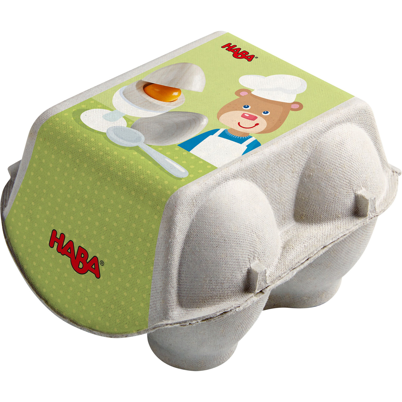4 Wooden Eggs