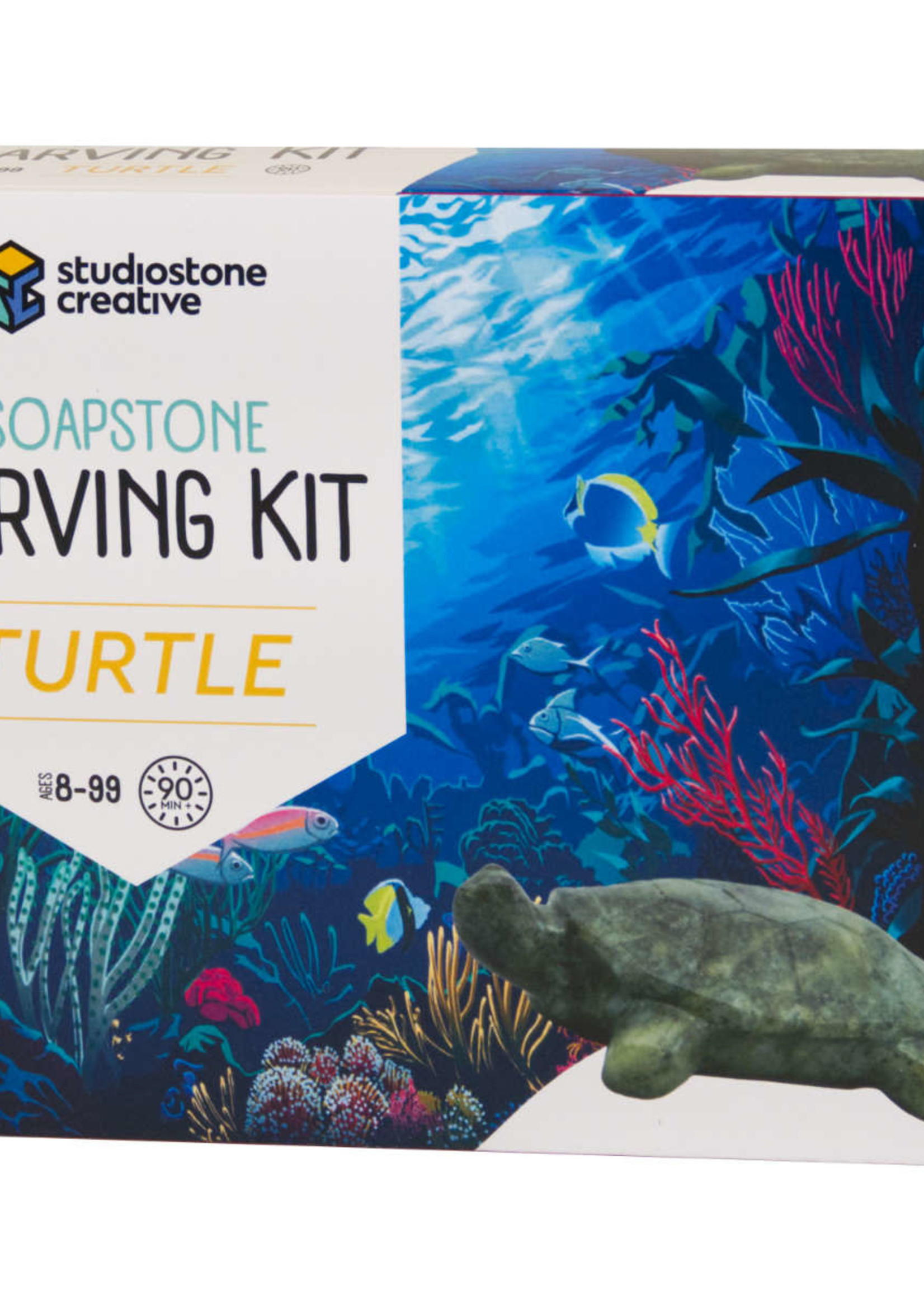 studiostone creative Soapstone Carving Kit: Turtle