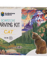 studiostone creative Soapstone Carving Kit: Cat