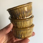 Beiko Ceramics Foil Ramekin: Cream Rust/ Clear
