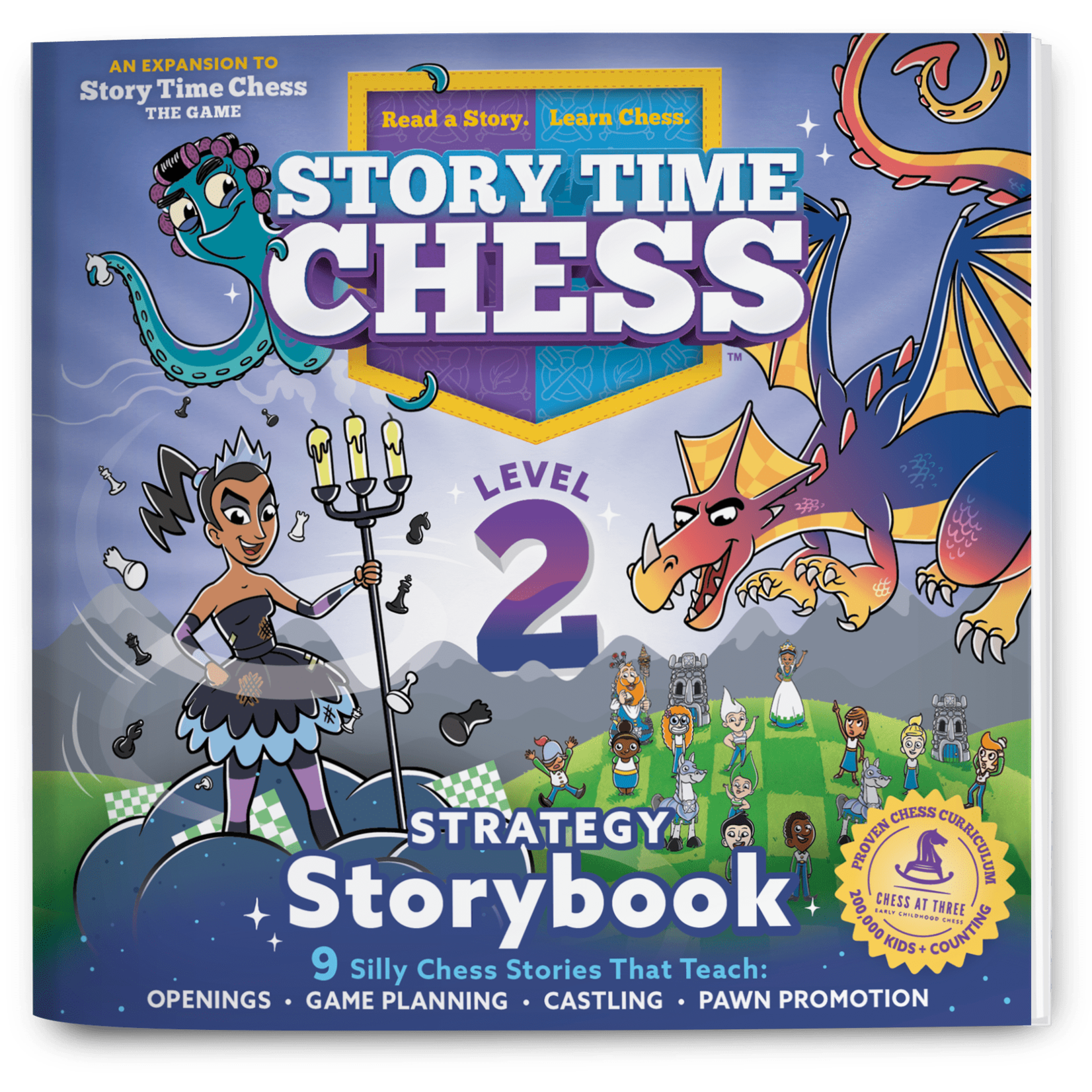 Thinking Cup Games Story Time Chess Strategy Storybook