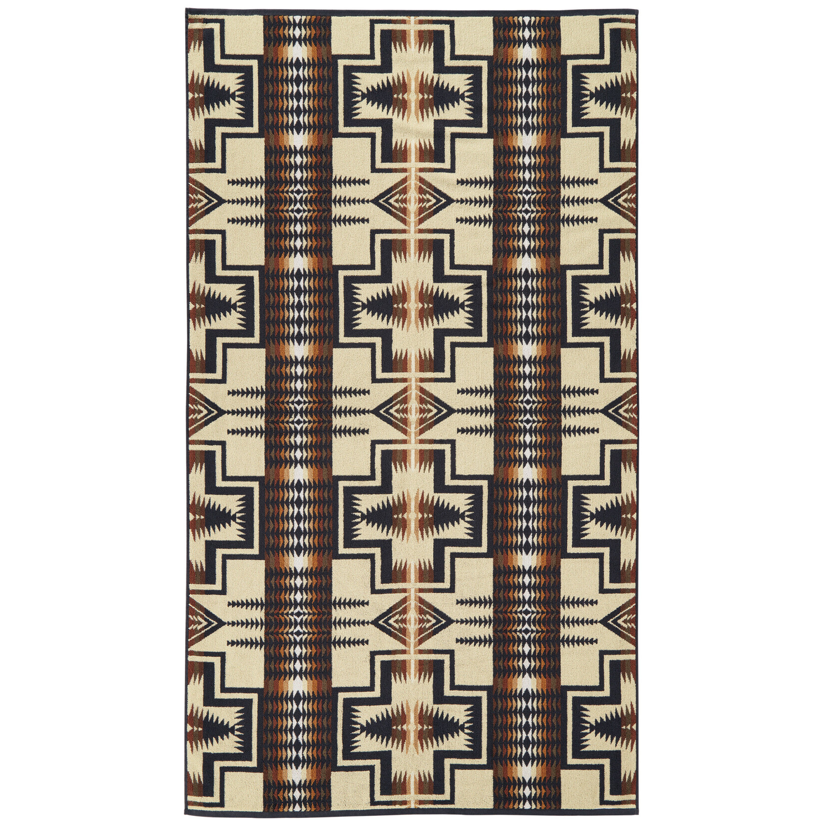 Pendleton Oversized Jacquard Spa Towel: Harding Oxford
