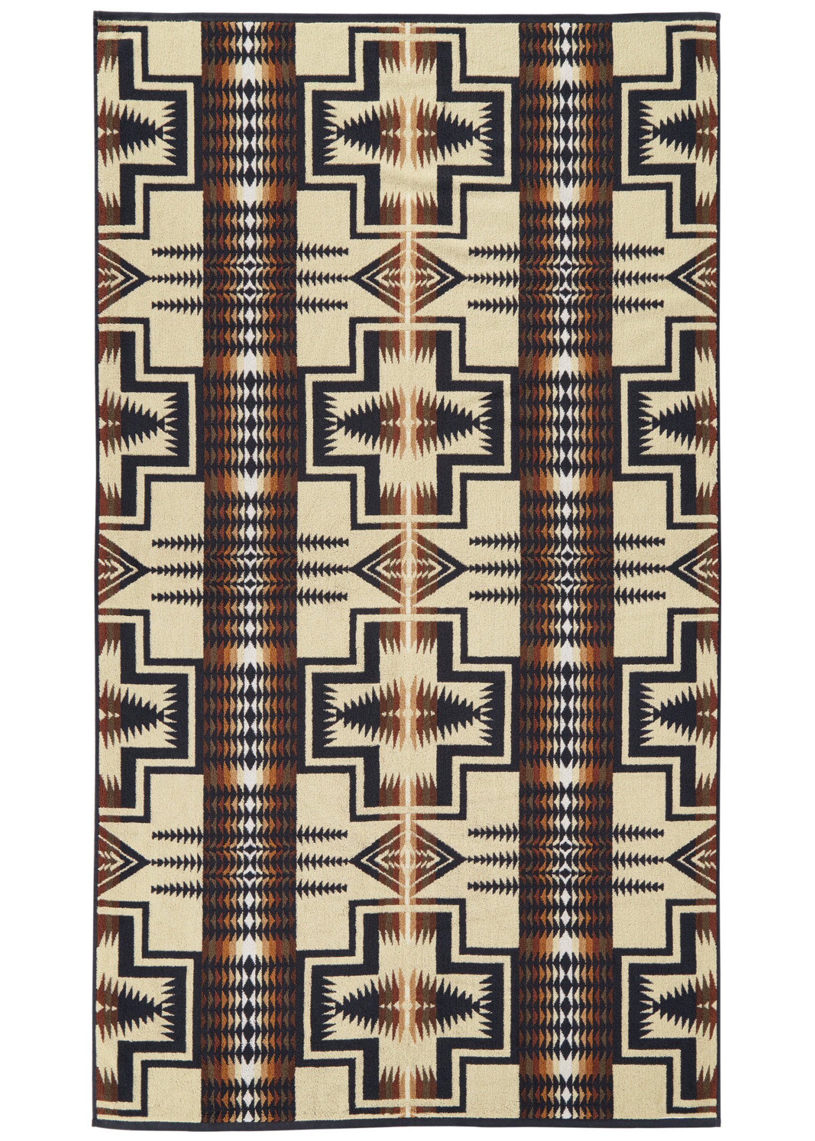 Pendleton Oversized Jacquard Spa Towel: Harding Oxford