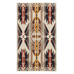 Pendleton Oversized Jacquard Spa Towel: White Sands Tan