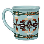 Pendleton 18 oz Ceramic Mug - Tucson Aqua