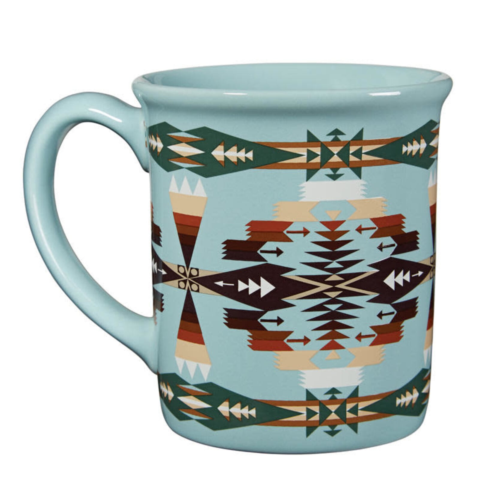 Pendleton 18 oz Ceramic Mug - Tucson Aqua