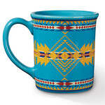 Pendleton 18 oz Ceramic Mug: Eagle Gift Turquoise