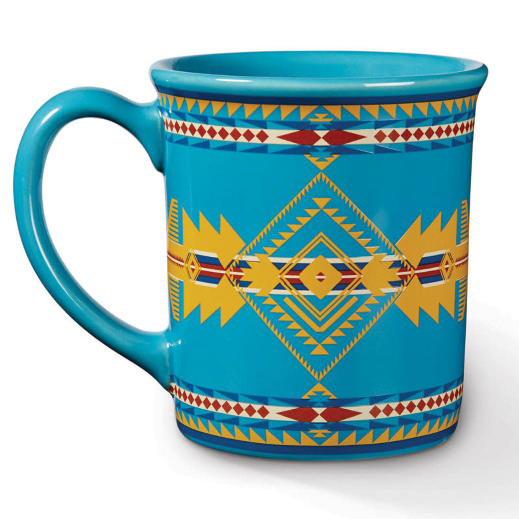 Pendleton 18 oz Ceramic Mug: Eagle Gift Turquoise