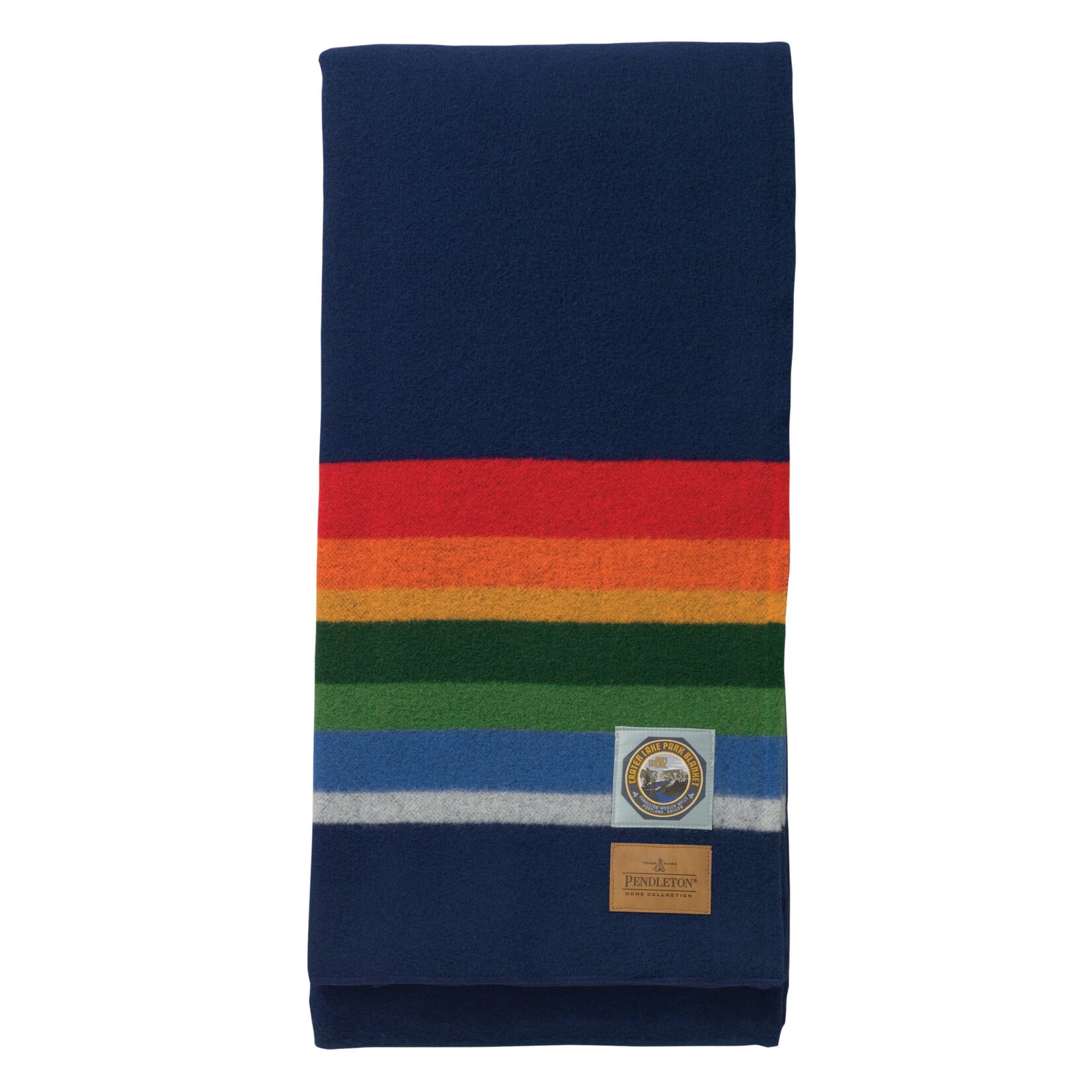 Pendleton National Park Queen Blanket - Crater Lake Navy