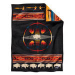 Pendleton Jacquard Crib Blanket: Big Medicine Oxford