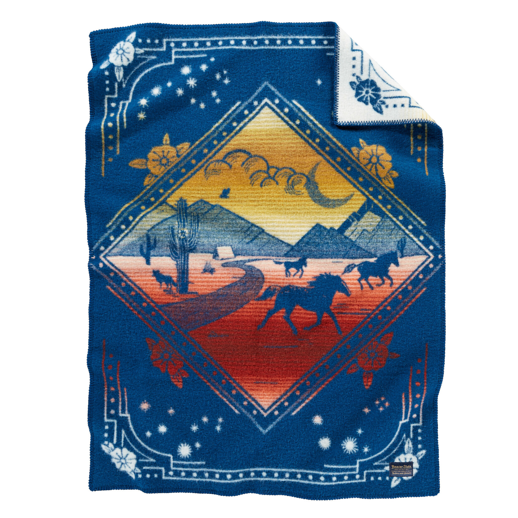 Pendleton Jacquard Crib Blanket: Wind Riders