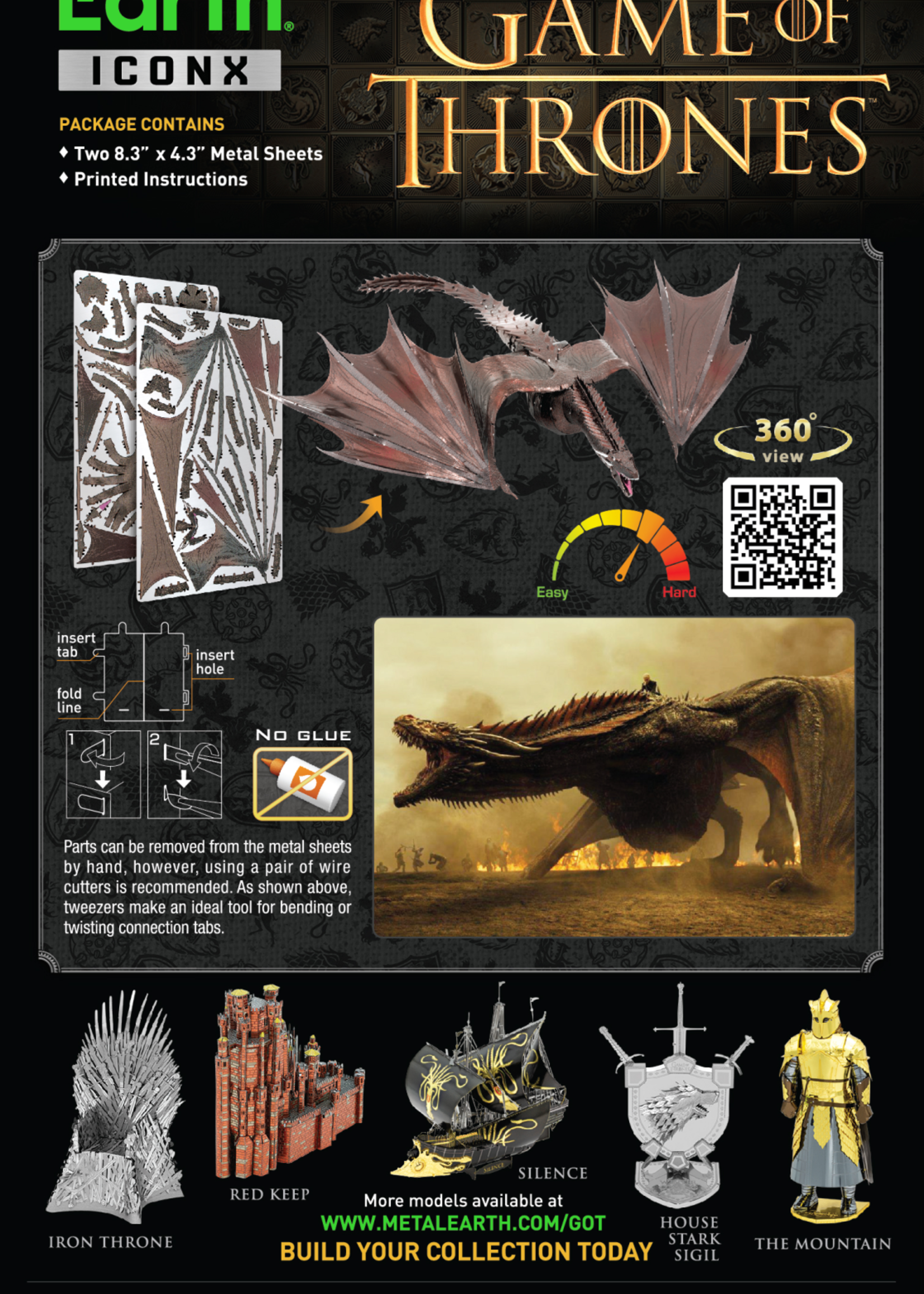 Drogon - COLOR Game of Thrones