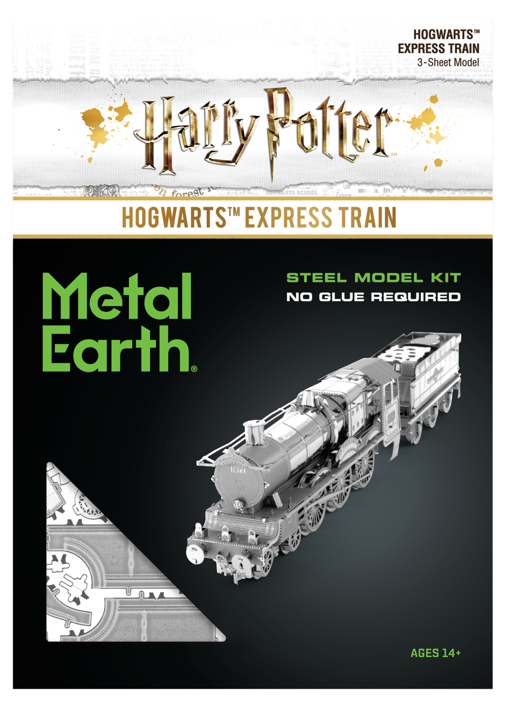 Steel Model Kit NEW METAL EARTH Harry Potter GOLDEN SNITCH & HOGWARTS EXPRESS 