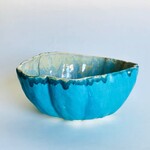 Beiko Ceramics Giant Pumpkin Bowl: Dr. Payne/ Blue Nebula