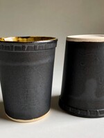 Beiko Ceramics To Go Containter: Quart: Gun Metal/ Clear