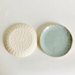 Beiko Ceramics Faceted Plate - Small: Blue Nebula