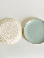 Beiko Ceramics Faceted Plate - Small: Blue Nebula