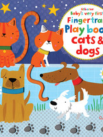 Usborne BVF Fingertrail Playbook Cats and Dogs